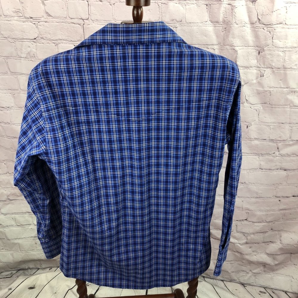 SOLD Men's wrangler pearl snap western shirt sz medium - Picture 3 of 5